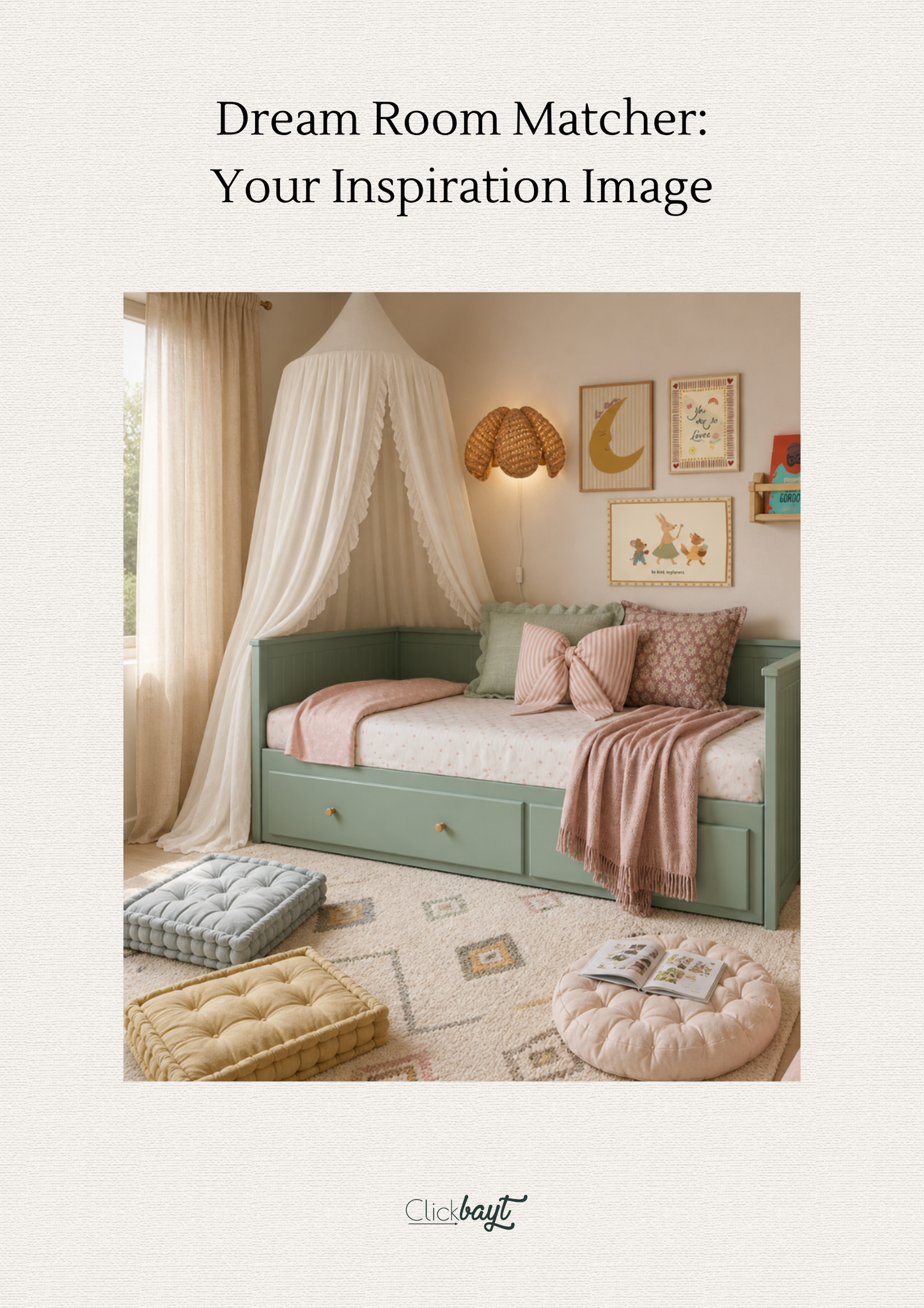 Shop This Girl's Bedroom - Pastel Calm