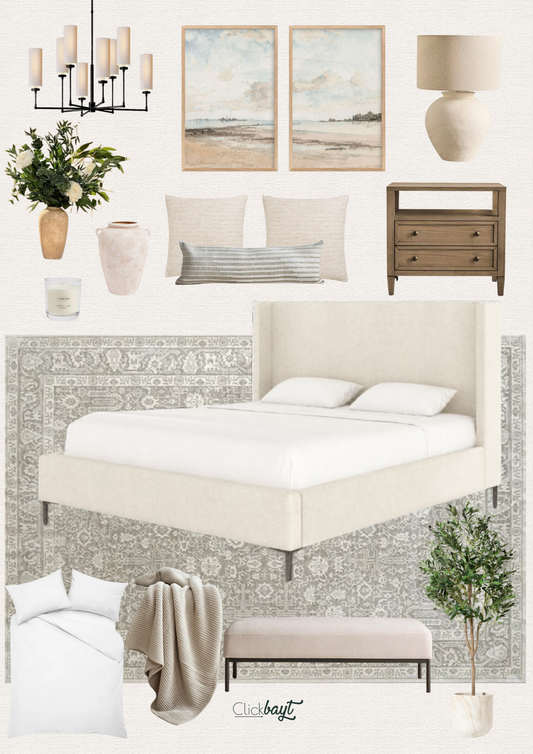 Shop This Bedroom - Calm Neutral Edition