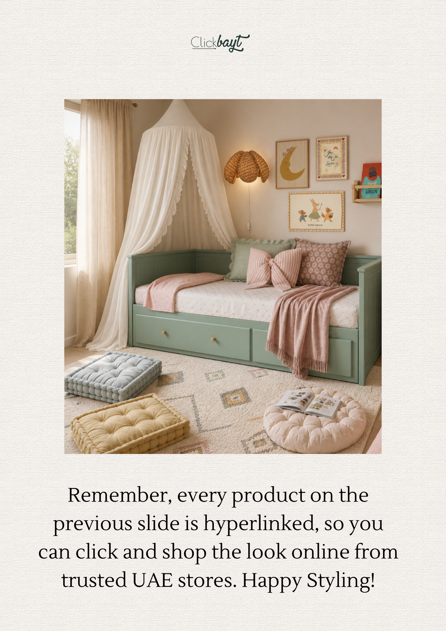 Shop This Girl's Bedroom - Pastel Calm