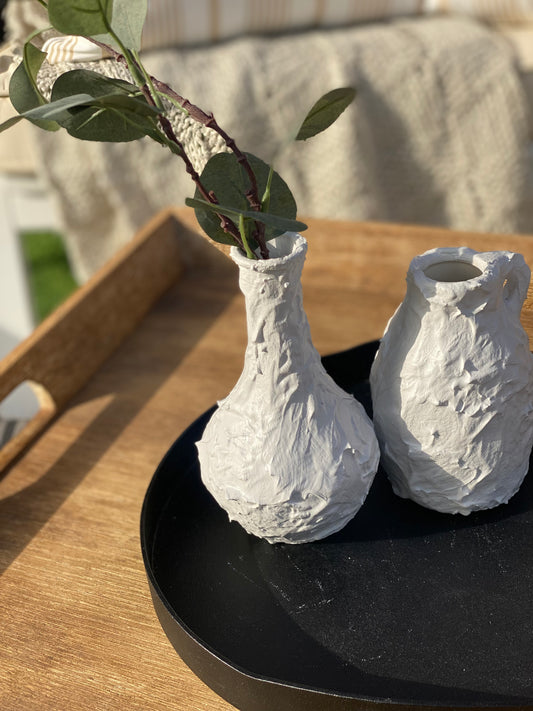 Textured vase - small