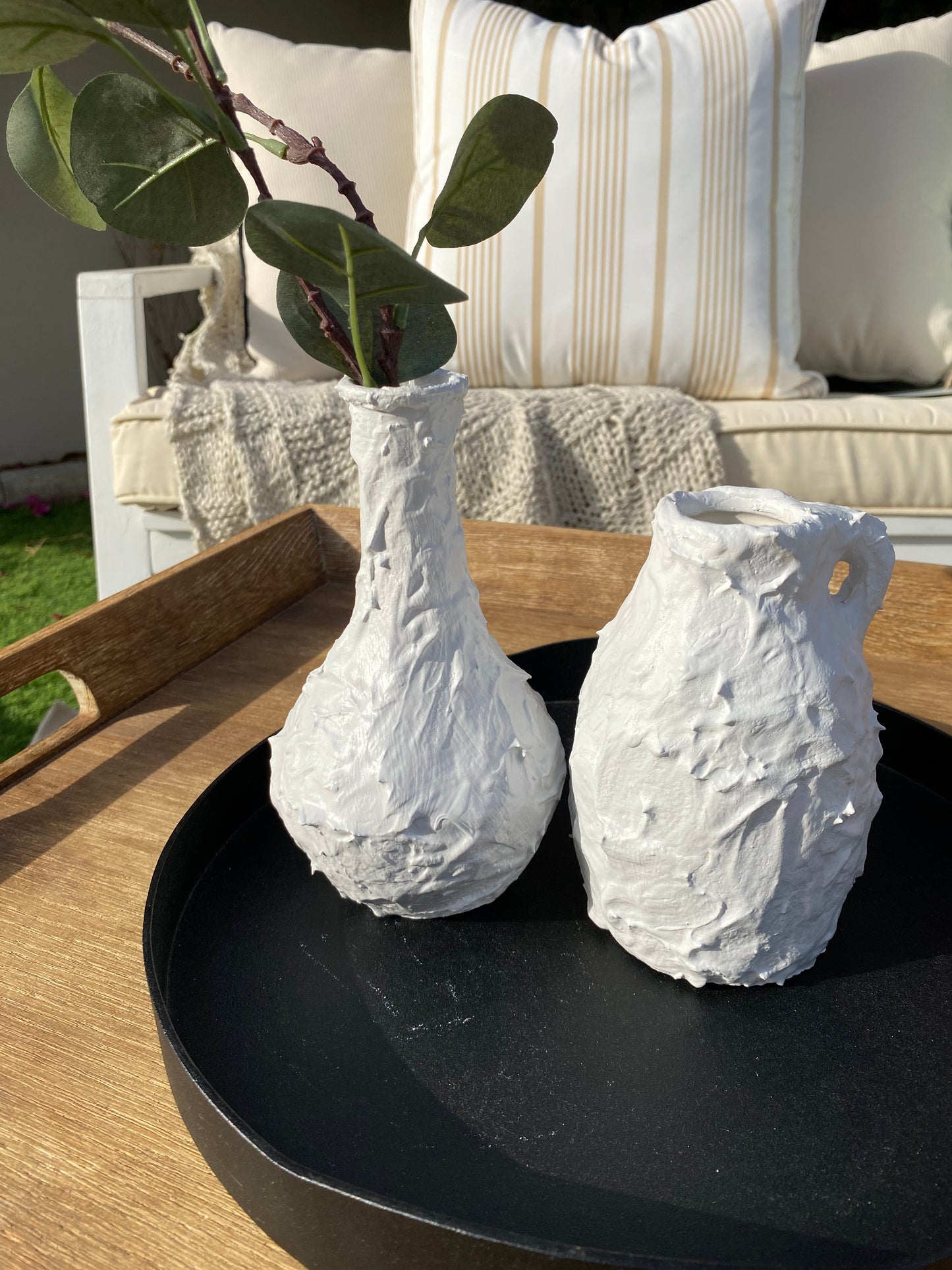 Textured vase - small