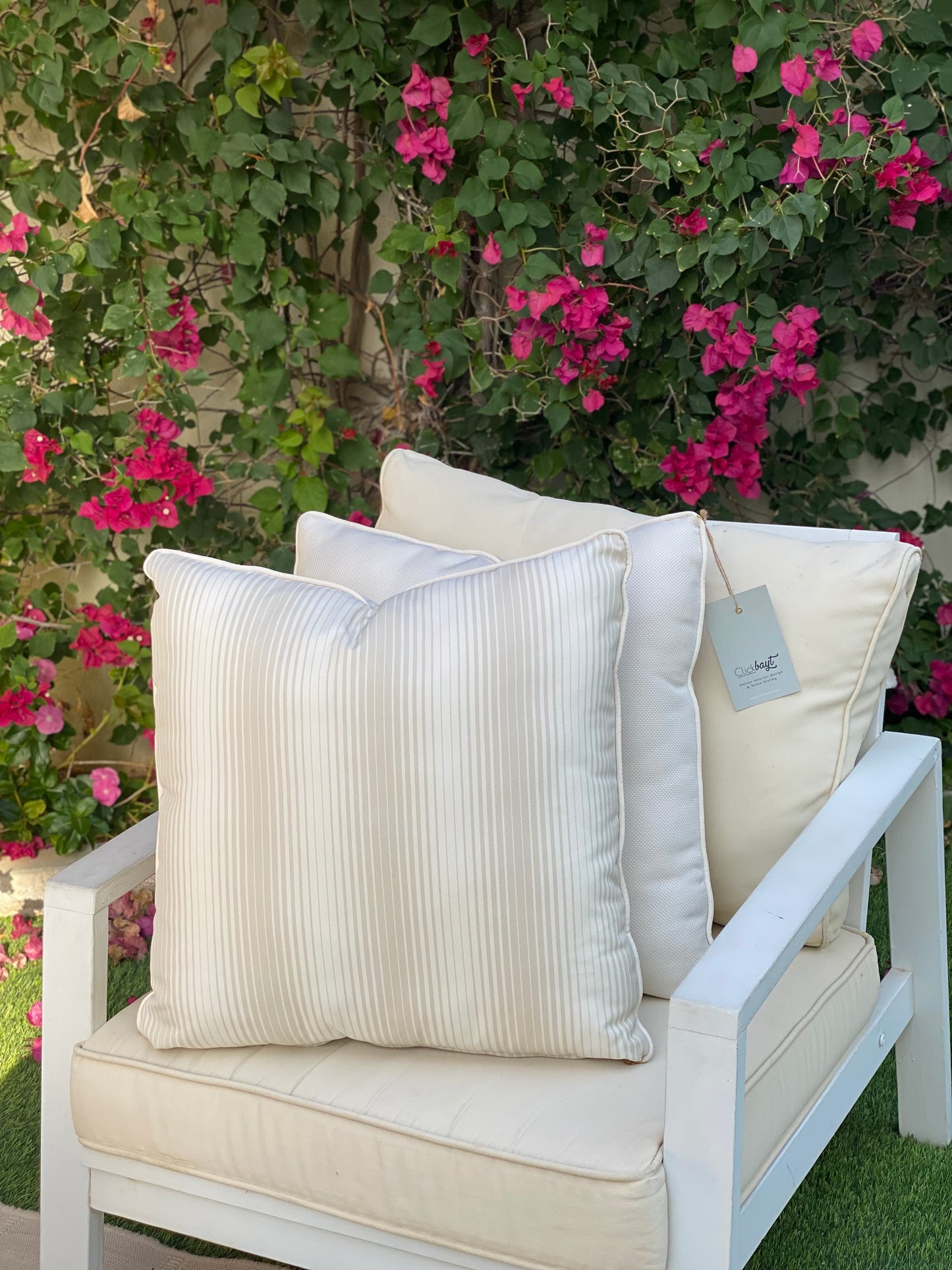 Outdoor cushions