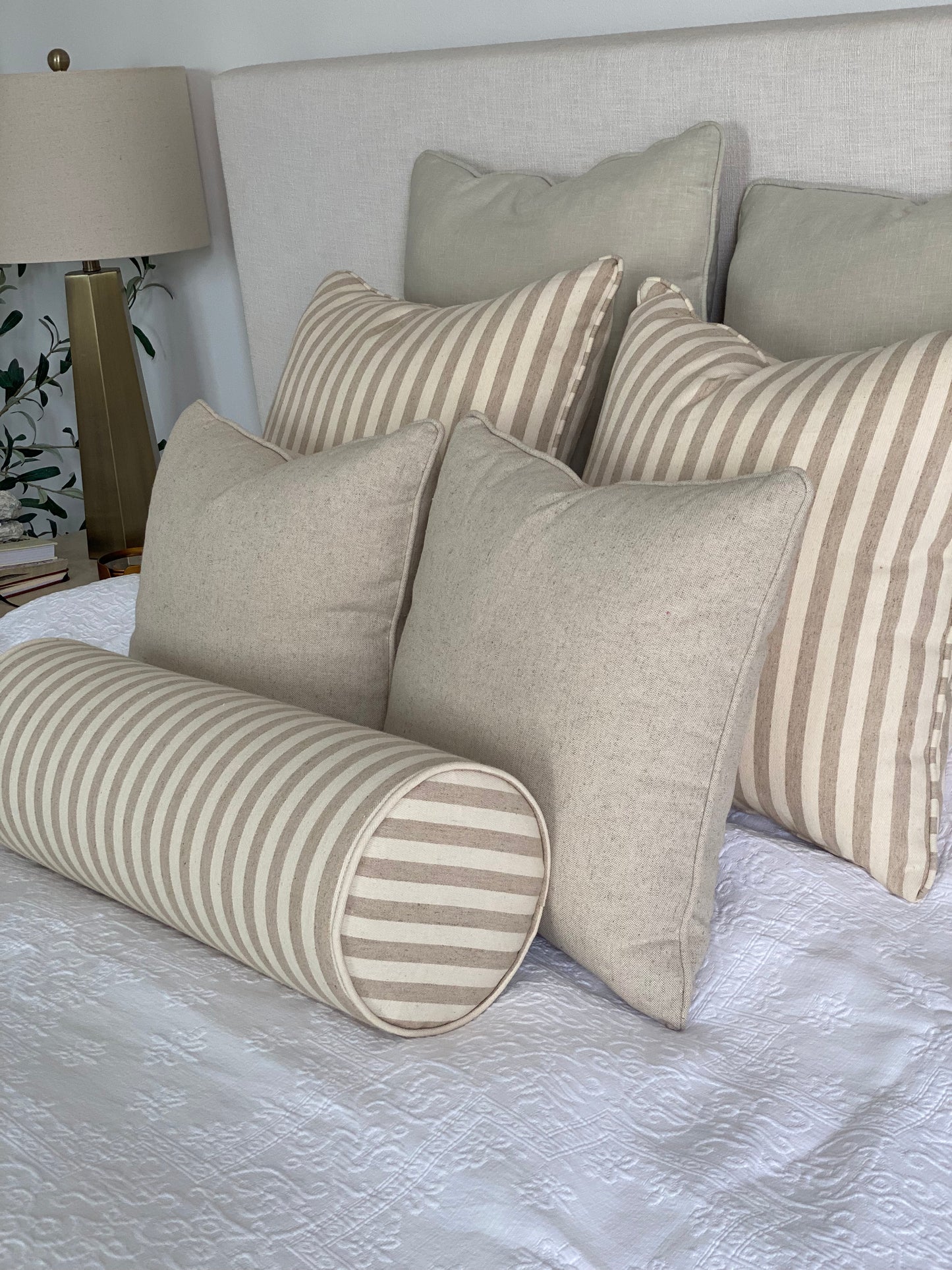 Striped Bolster Cushion