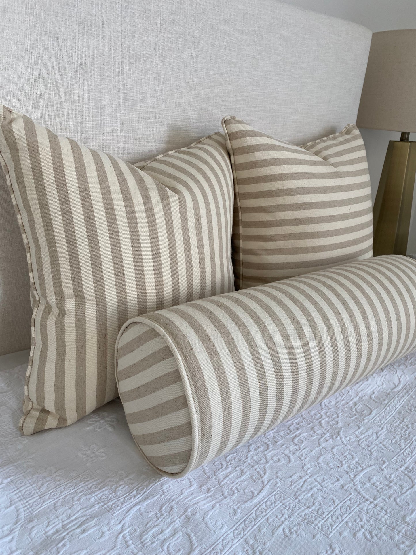 Striped Bolster Cushion