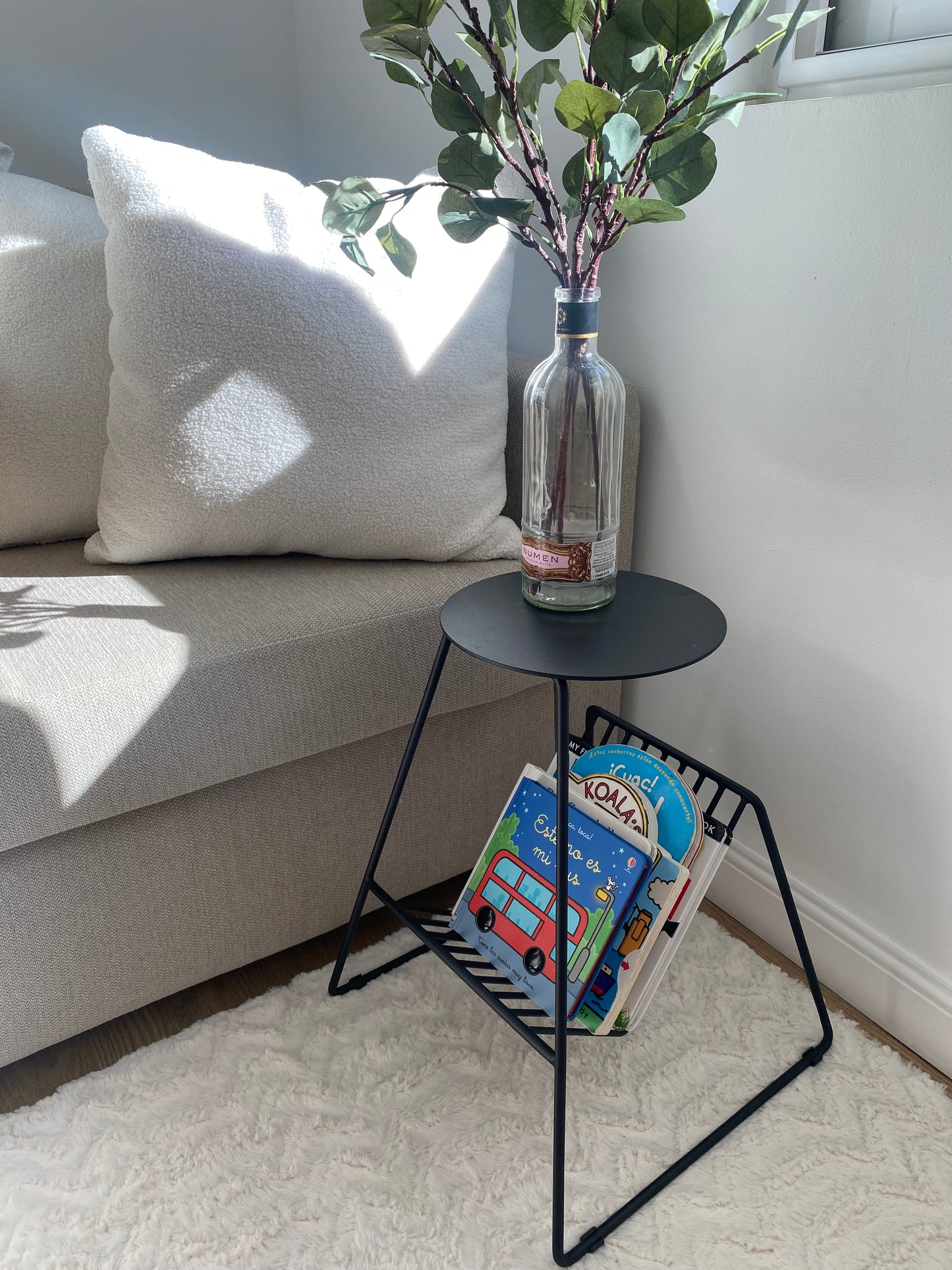 Small Black Side Table