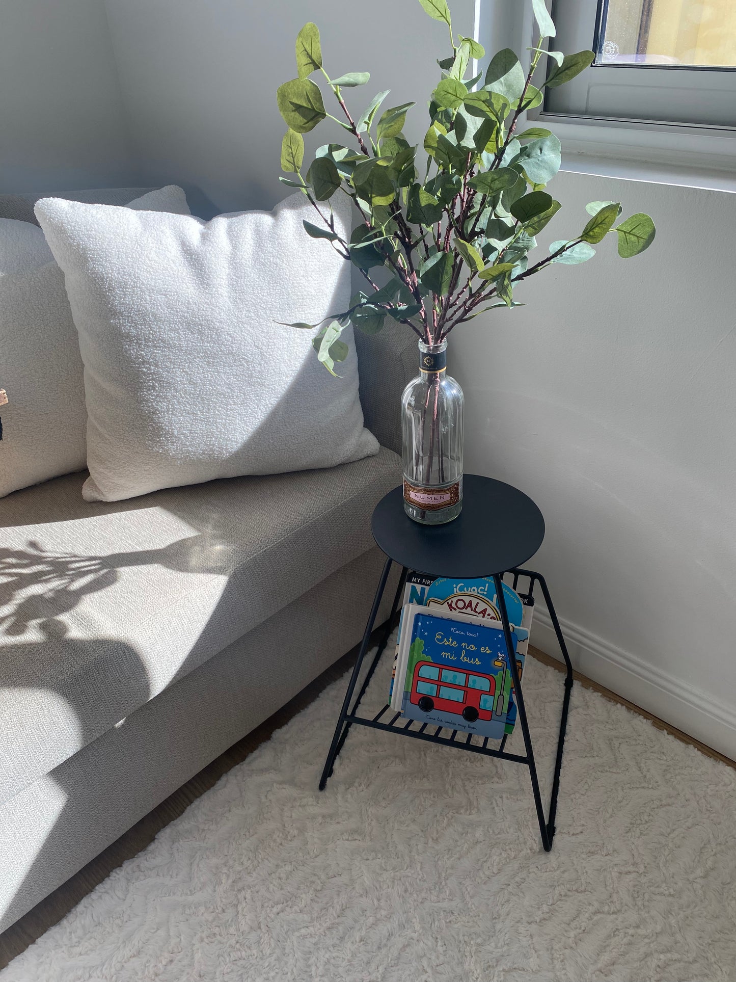 Small Black Side Table